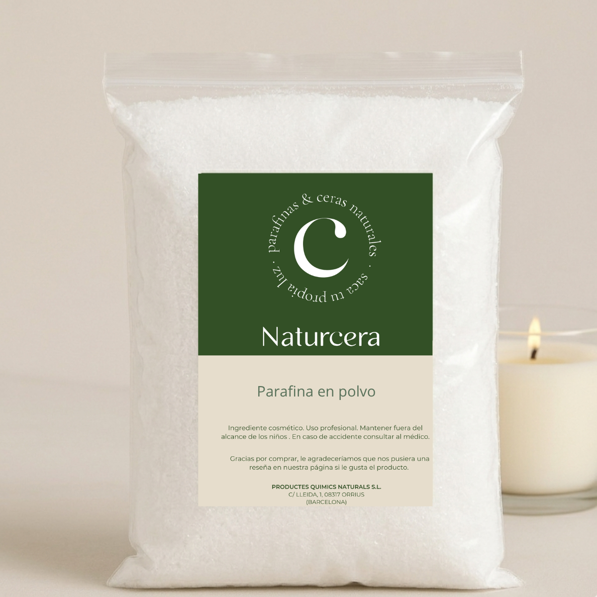 Parafina en polvo para velas 56-58