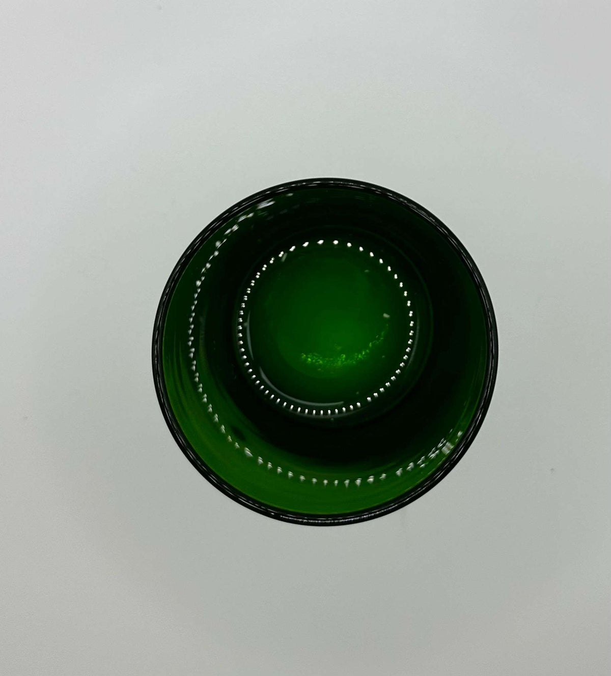 Copo para Velas Verde Transparente
