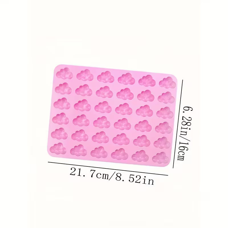 Silicone Mold for Cloud-Shaped Candles