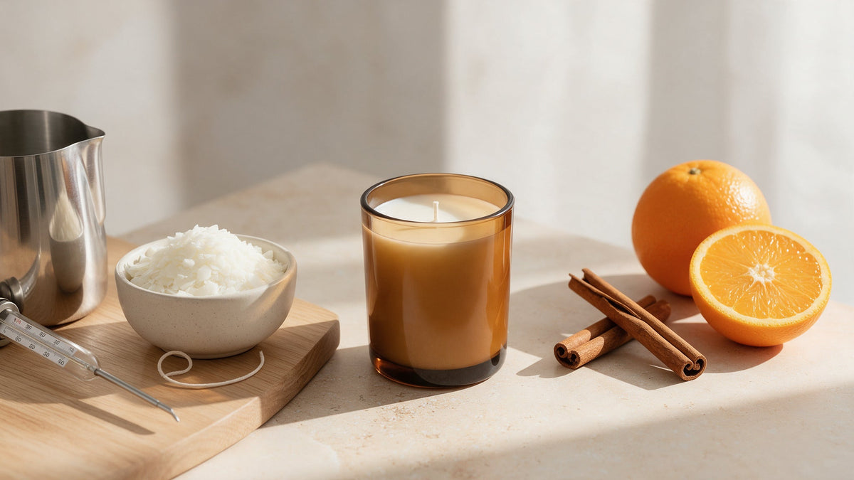 Cómo hacer velas de canela y naranja: guía para un aroma cálido y equilibrado