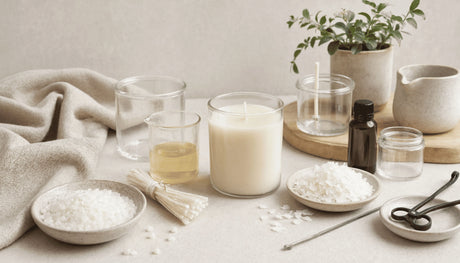 Vela aromática y materiales para mejorar la intensidad del aroma