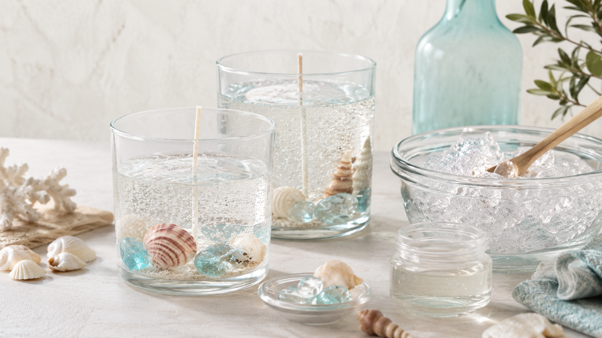 Cera de gel para hacer velas