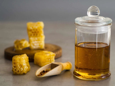 Velas hechas con cera de abeja natural