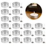 Envase para velas de té  (100 unidades)