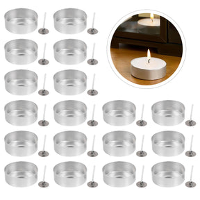 Envase para velas de té  (100 unidades)