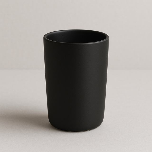 Opaque Black Candle Jar | Value Pack
