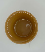 Bicchiere per candele beige opaco