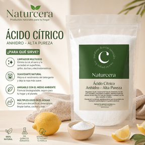 Ácido Cítrico Anhidro (Seco) – Grado Cosmético