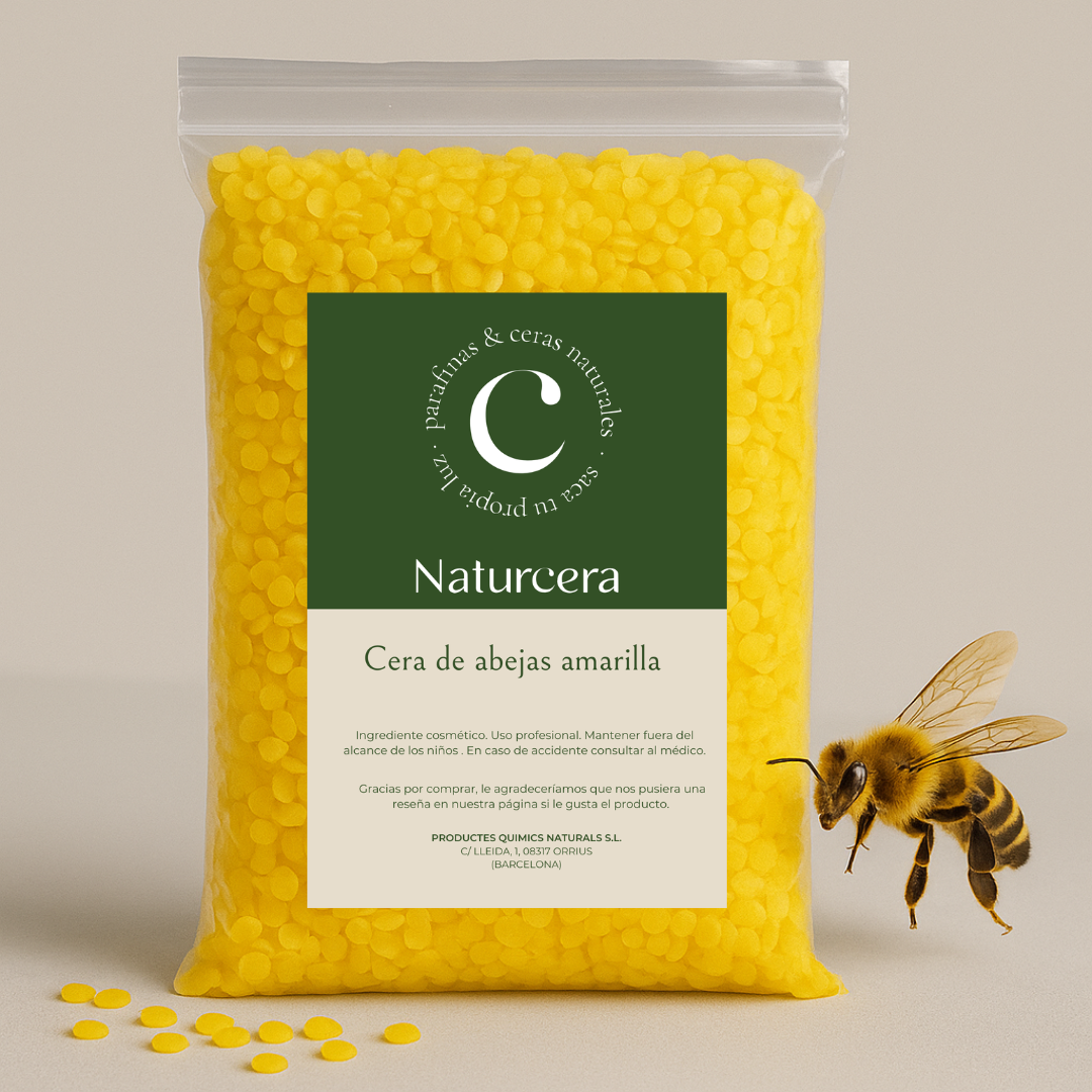 Cera de Abejas Amarilla Pura – 100% Natural para Velas y Cosmética