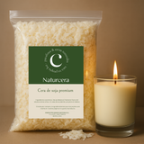 Cera de soja premium para velas