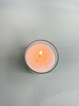 Red powder candle wax