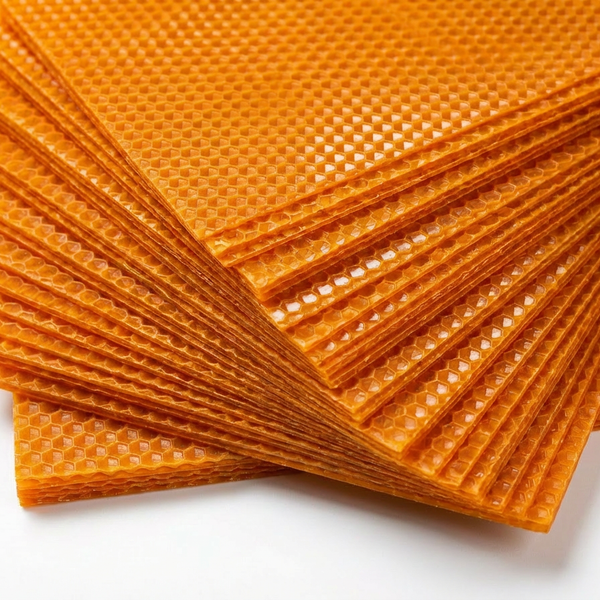 Folha de Cera de Abelha Laranja 20 × 20