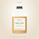 Ambientador mikado Ámbar y Cedro – recarga 1 L