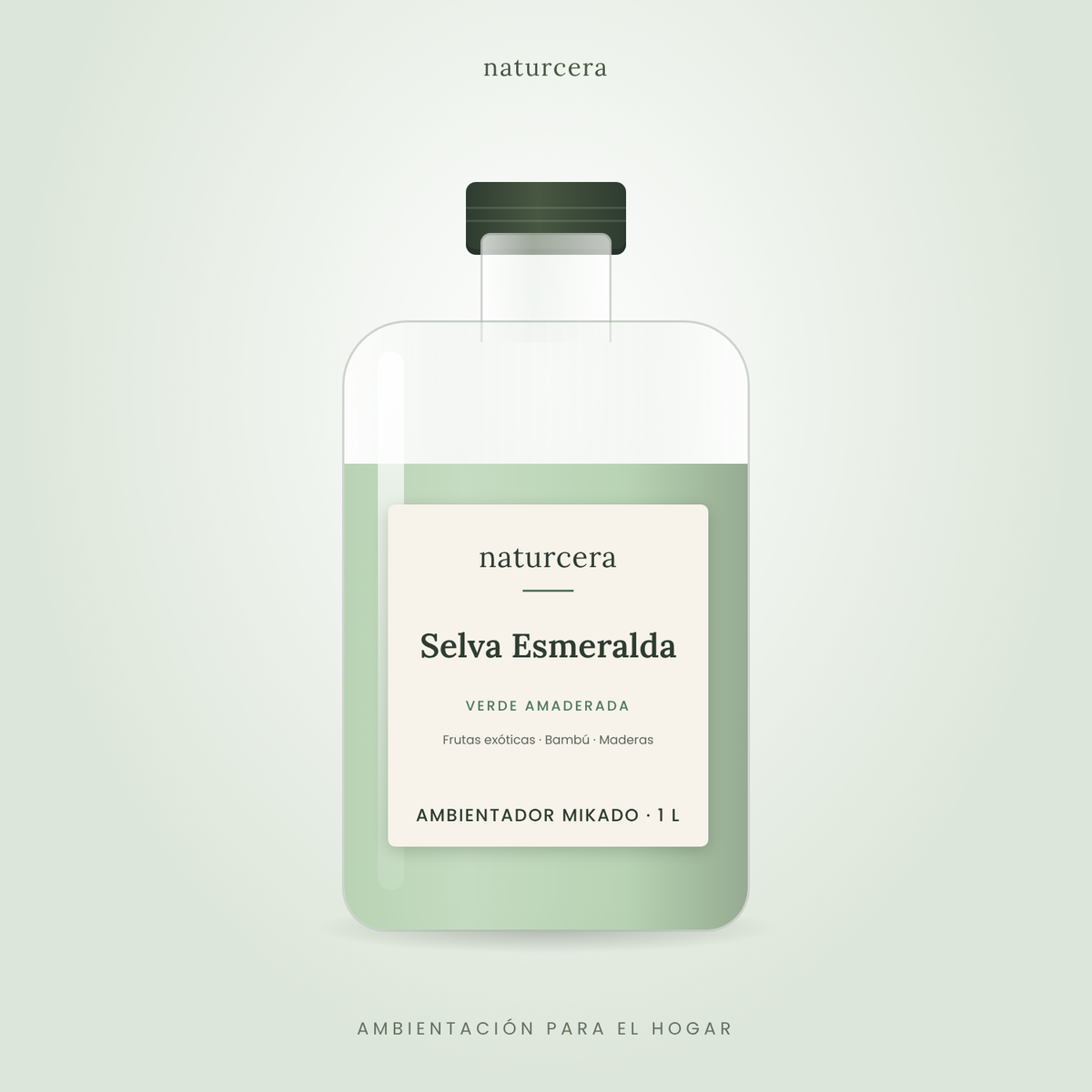 Ambientador mikado Selva Esmeralda – recarga 1 L