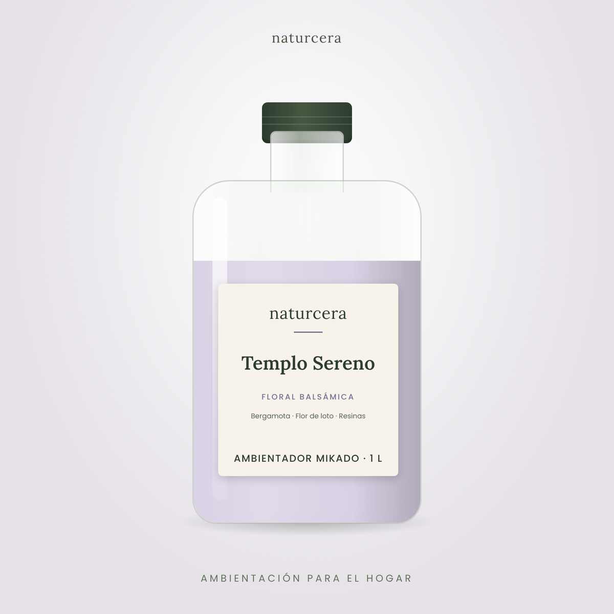 Ambientador mikado Templo Sereno – recarga 1 L