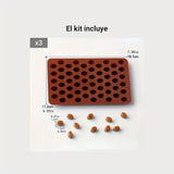 Moldes para wax melts con forma de café