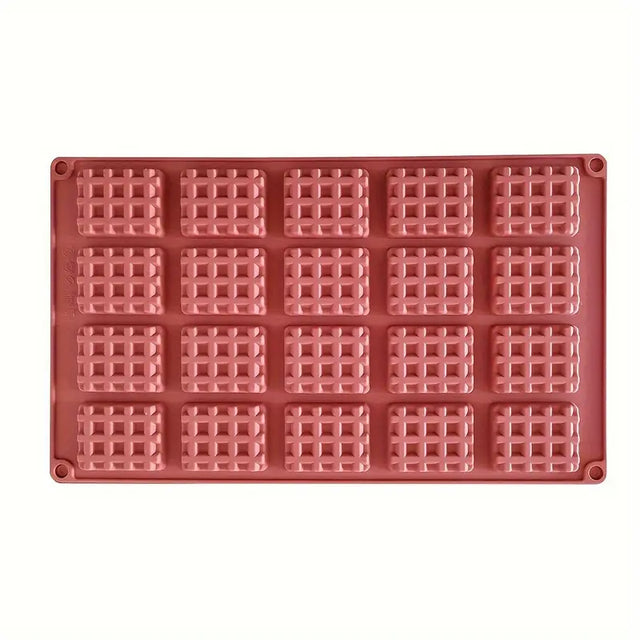 Moldes para wax melts con forma de chocolate