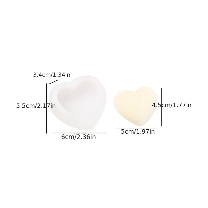 Heart-Shaped Candle Molds