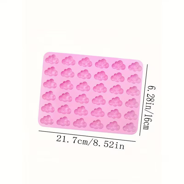 Silicone Mold for Cloud-Shaped Candles