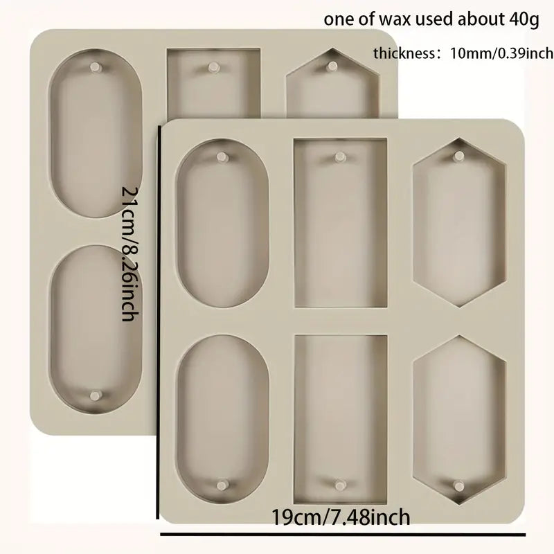 Molde de Silicone para Ambientadores Sólidos