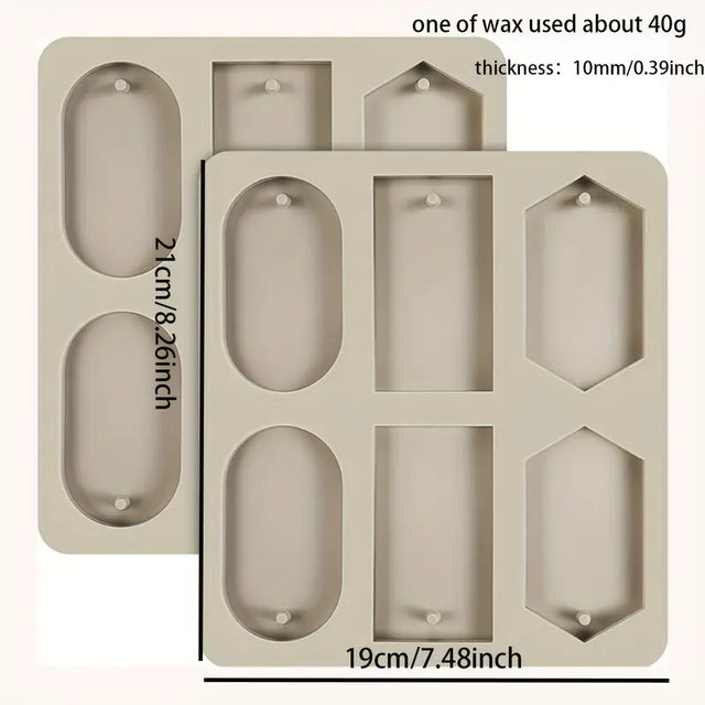 Molde de Silicone para Ambientadores Sólidos