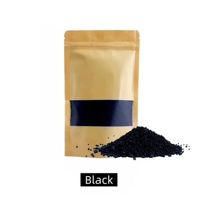 Black powder candle wax
