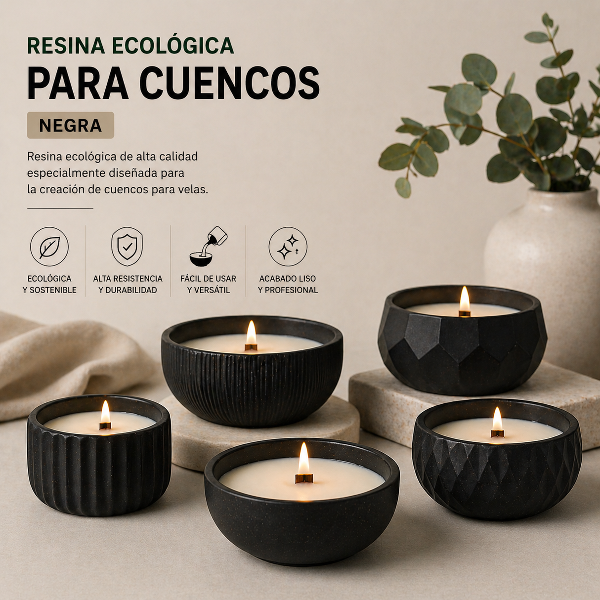 Black Eco-Friendly Resin