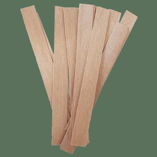 Wooden Candle Wicks with Holder – Pack of 50 units